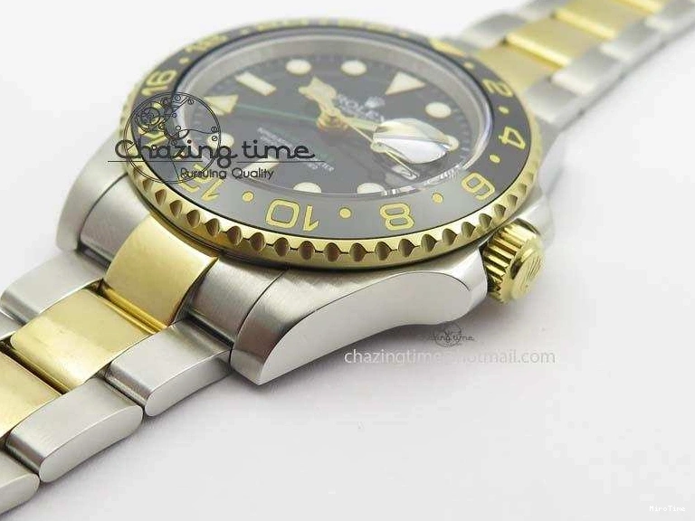 MiroTime 0217 GMT-Master II 116713LN SS YG Bp-Maker Black Dial Ceramic Bezel On SS YG Bracelet A Refined 3772